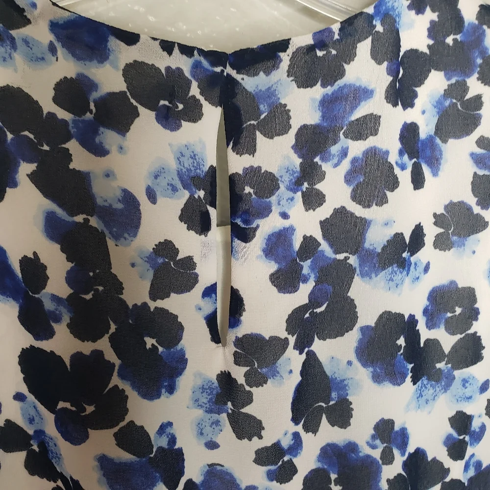 NWT Lauren Ralph Lauren floral print tiered ruffled midi sheath dress size 0 - Picture 8 of 11